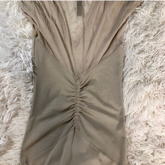 SOLDRick Owens Sheer Silk Crepe Maxi Dress Size 2 - Picture 7 of 11